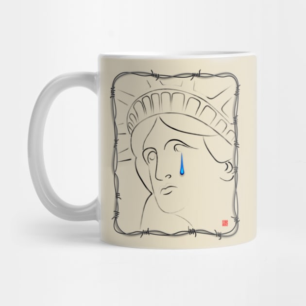 Statue Of Liberty Cries by SeattleDesignCompany